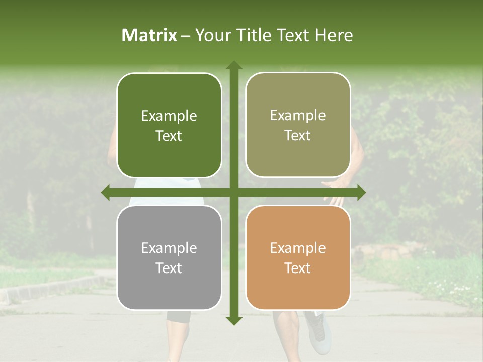 Foot One Runner PowerPoint Template