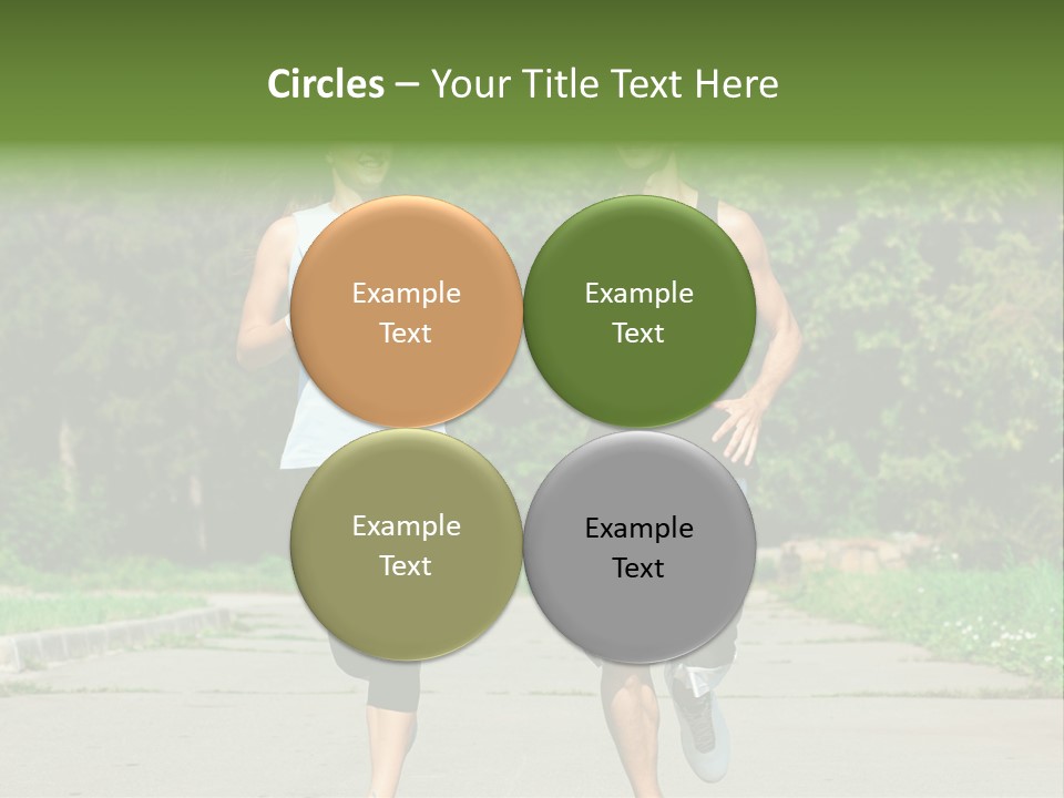 Foot One Runner PowerPoint Template