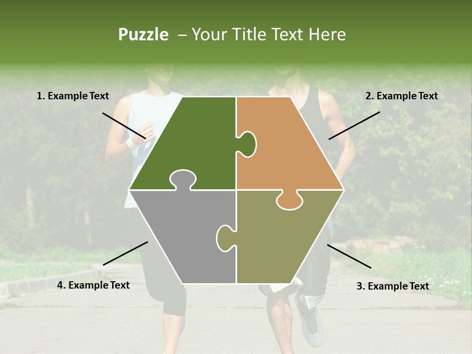 Foot One Runner PowerPoint Template