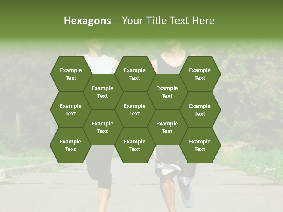 Foot One Runner PowerPoint Template