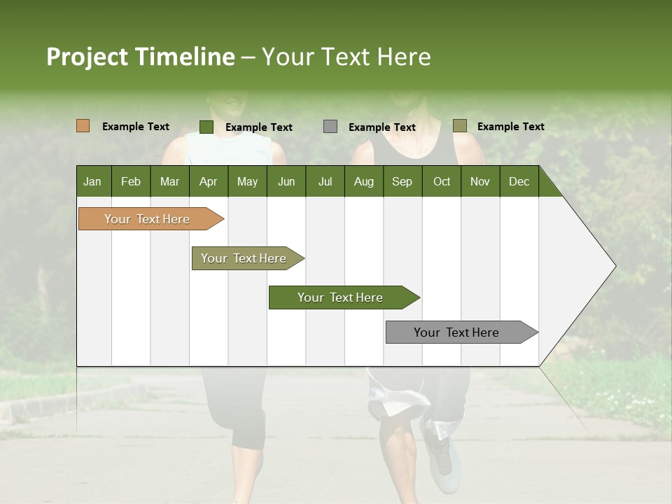Foot One Runner PowerPoint Template