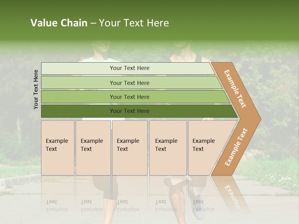 Foot One Runner PowerPoint Template