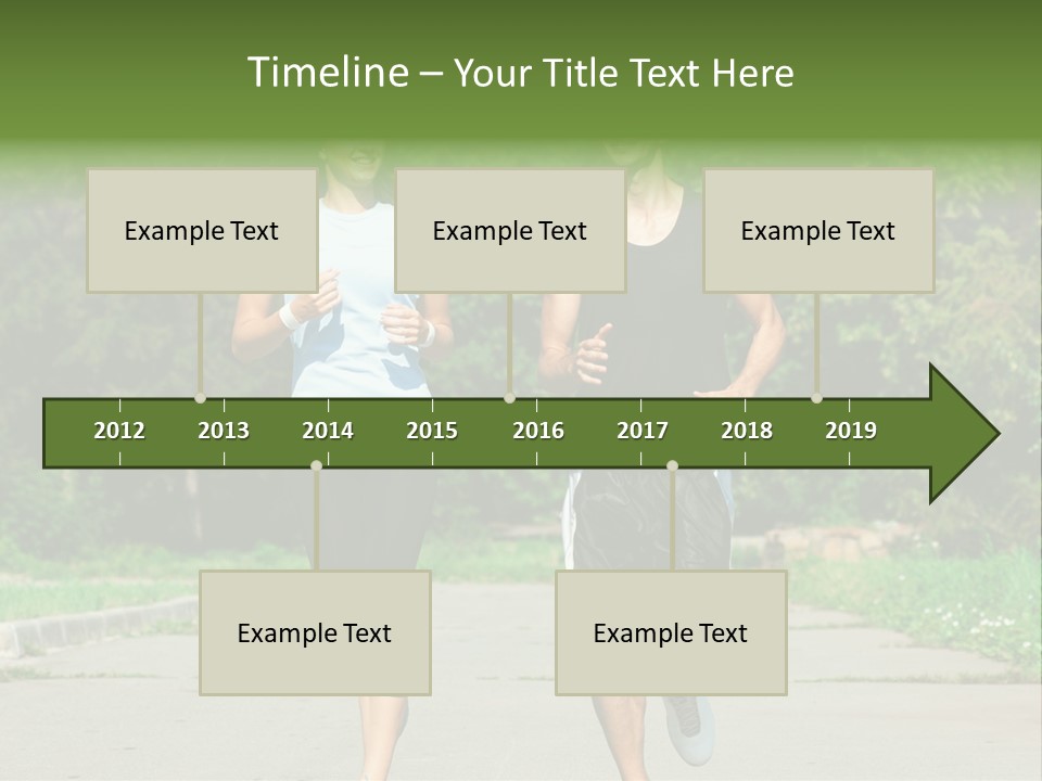 Foot One Runner PowerPoint Template