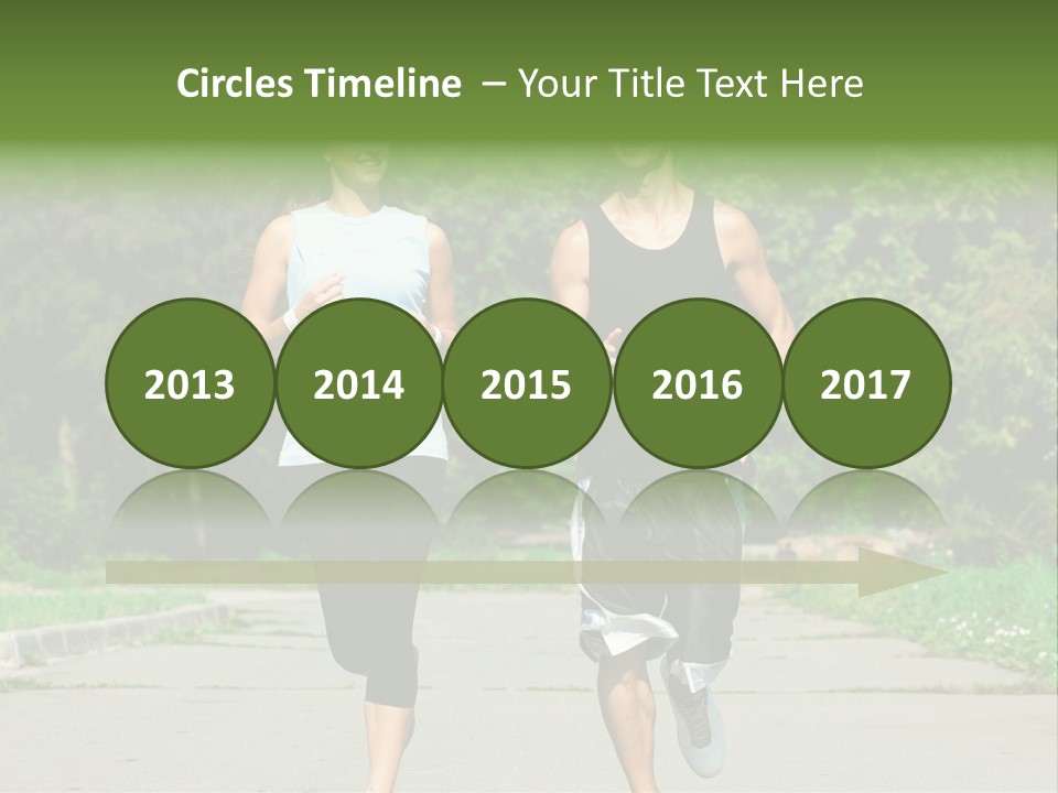 Foot One Runner PowerPoint Template