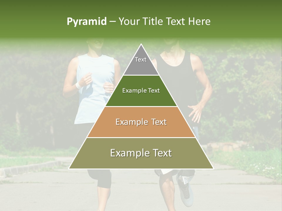 Foot One Runner PowerPoint Template