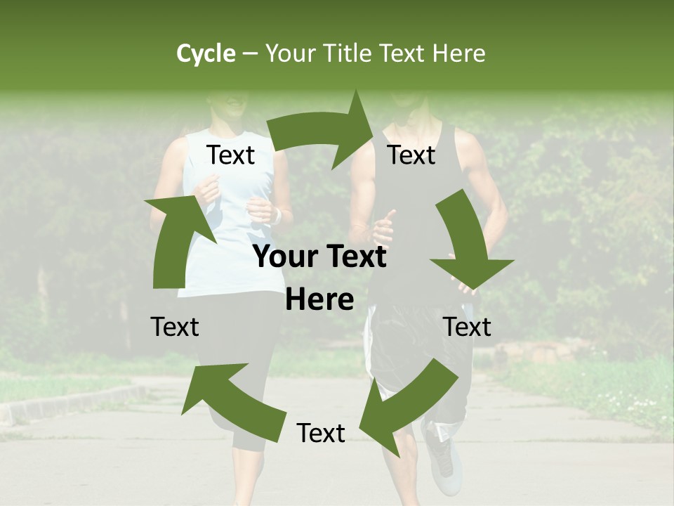 Foot One Runner PowerPoint Template