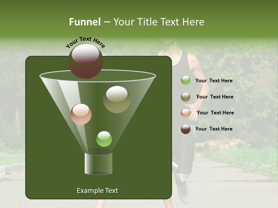 Foot One Runner PowerPoint Template