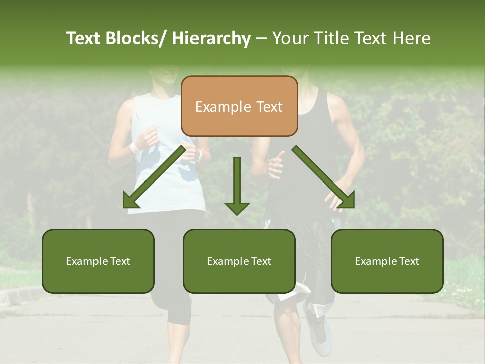 Foot One Runner PowerPoint Template