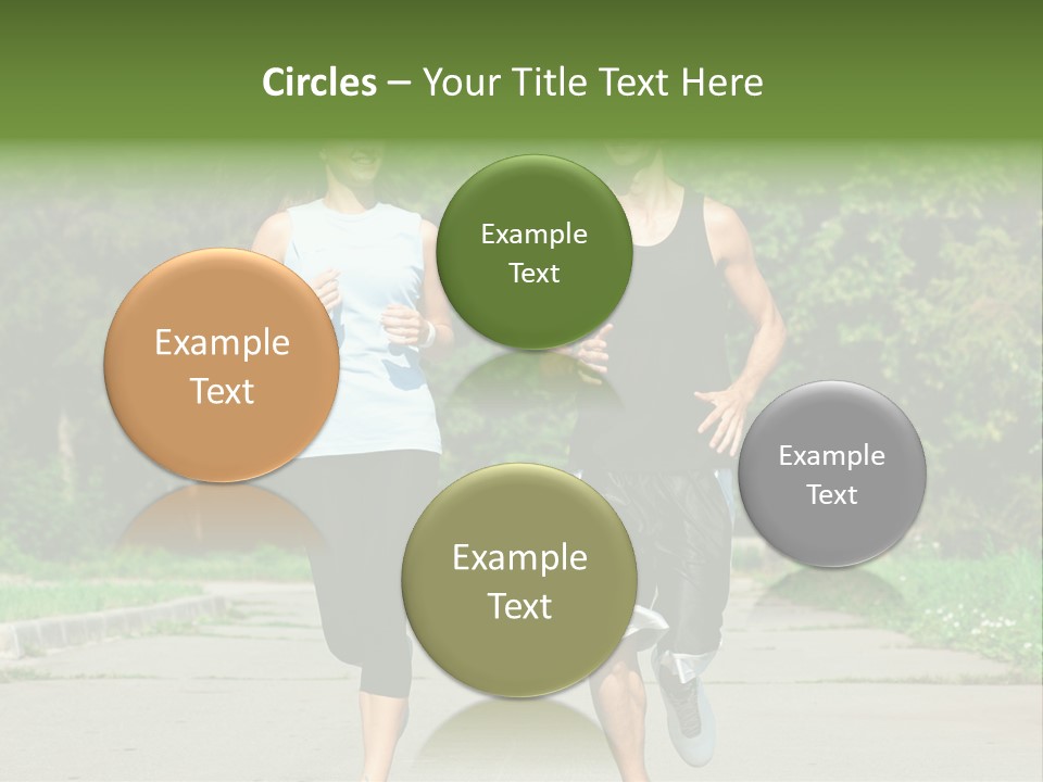 Foot One Runner PowerPoint Template