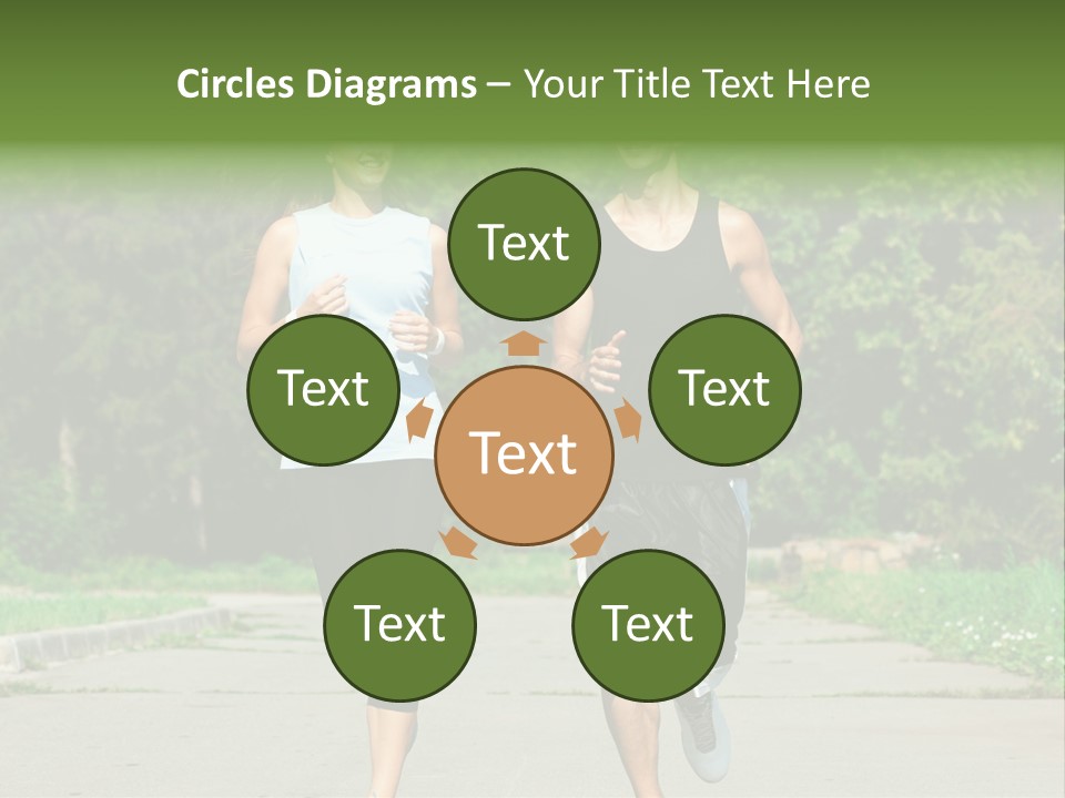 Foot One Runner PowerPoint Template