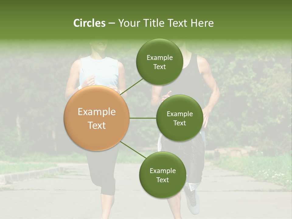 Foot One Runner PowerPoint Template