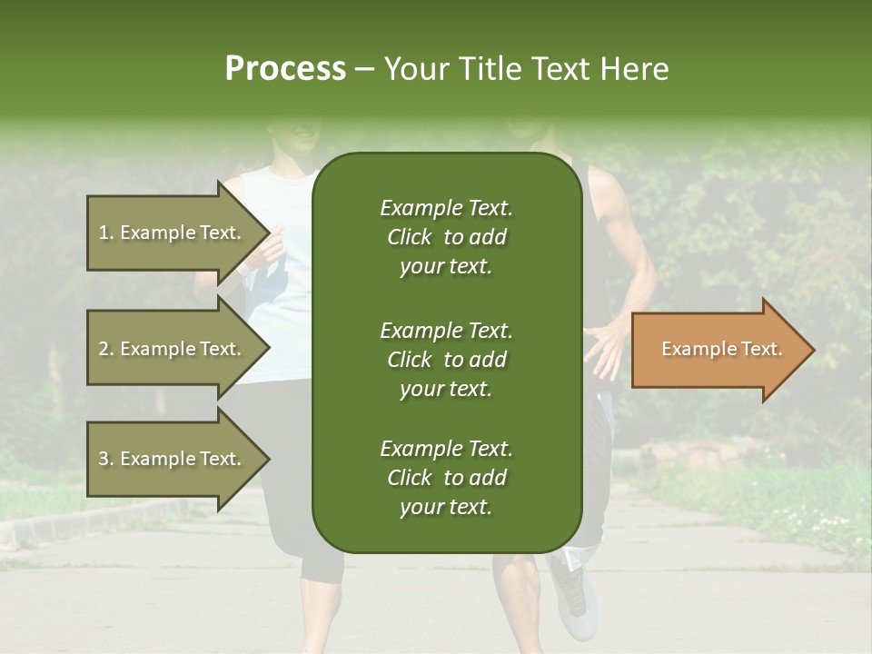 Foot One Runner PowerPoint Template