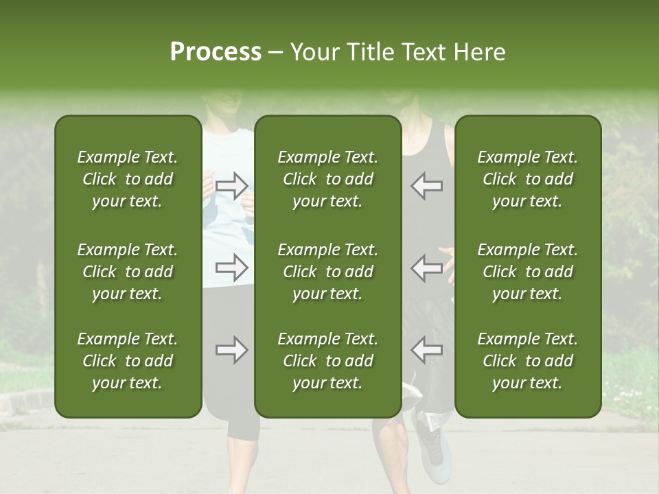 Foot One Runner PowerPoint Template