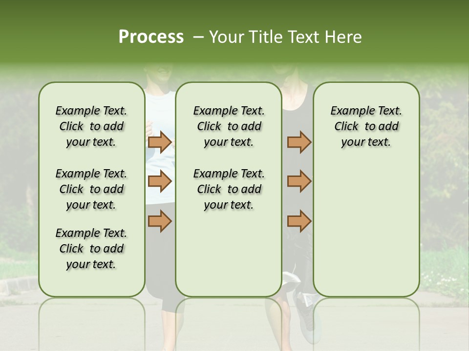 Foot One Runner PowerPoint Template