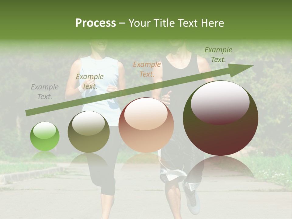 Foot One Runner PowerPoint Template