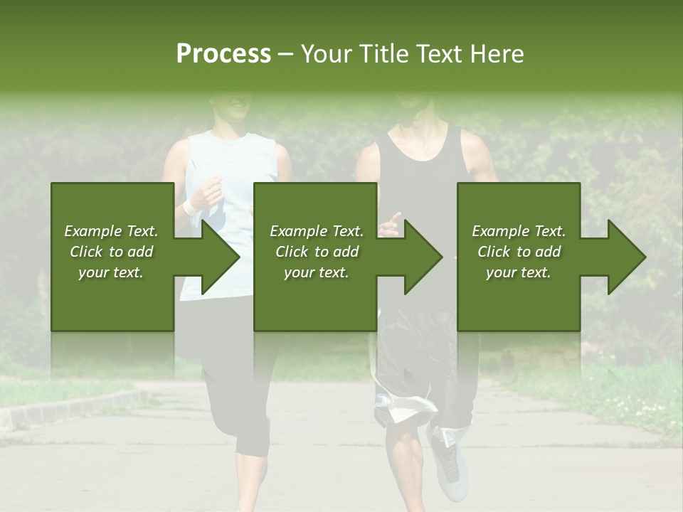 Foot One Runner PowerPoint Template