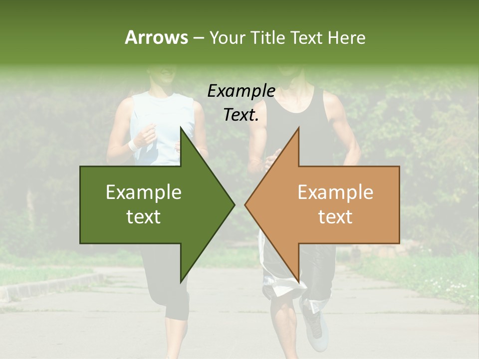 Foot One Runner PowerPoint Template