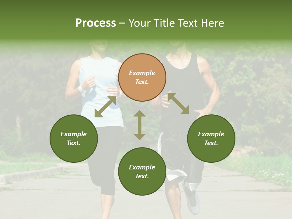 Foot One Runner PowerPoint Template