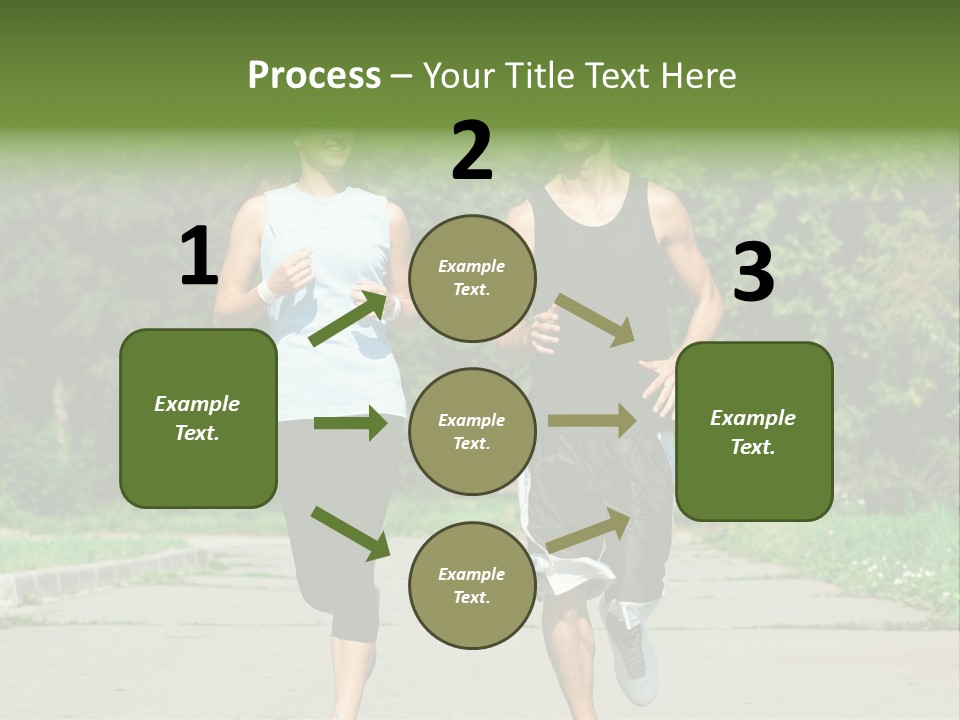Foot One Runner PowerPoint Template