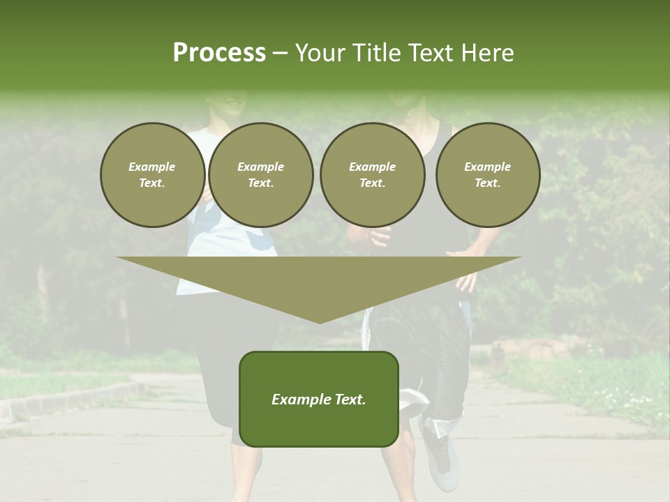 Foot One Runner PowerPoint Template