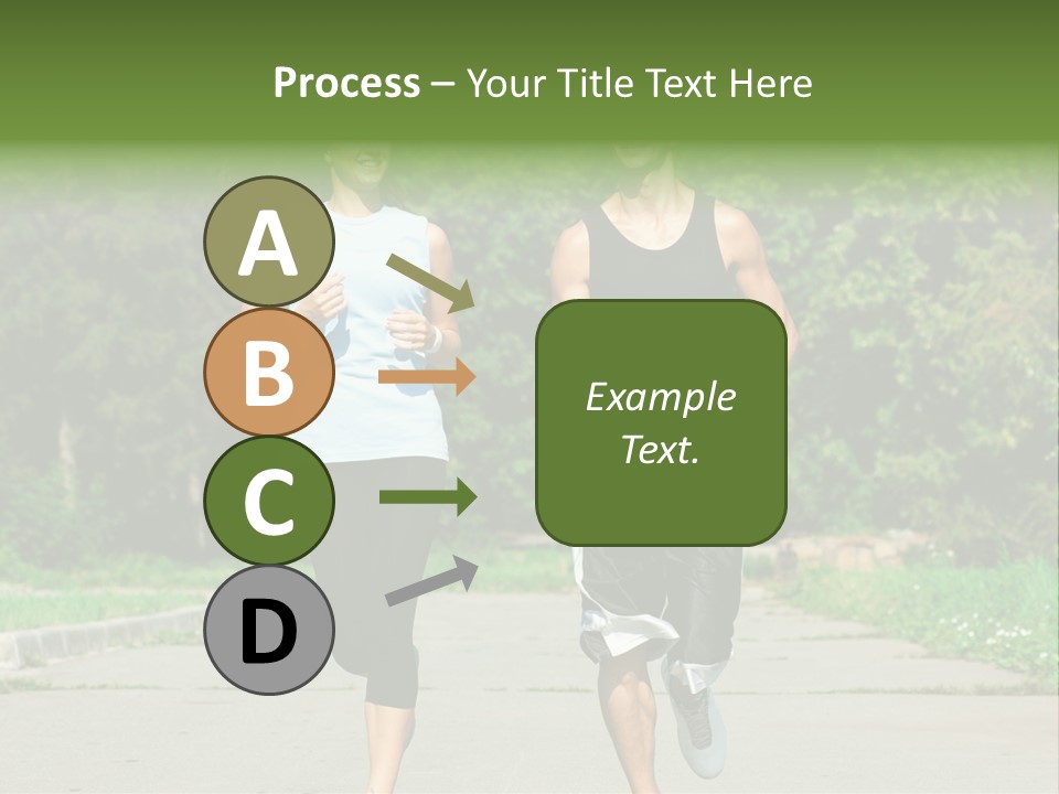 Foot One Runner PowerPoint Template