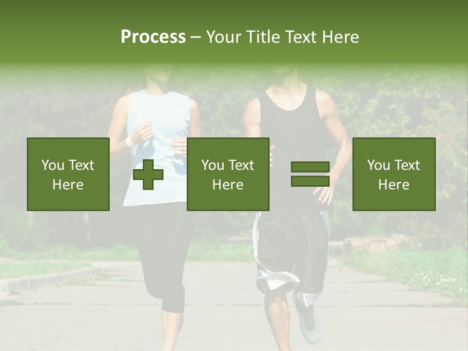 Foot One Runner PowerPoint Template