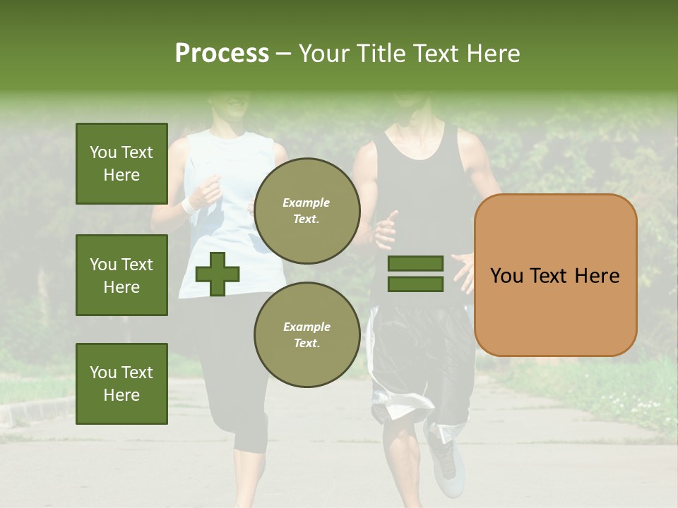 Foot One Runner PowerPoint Template