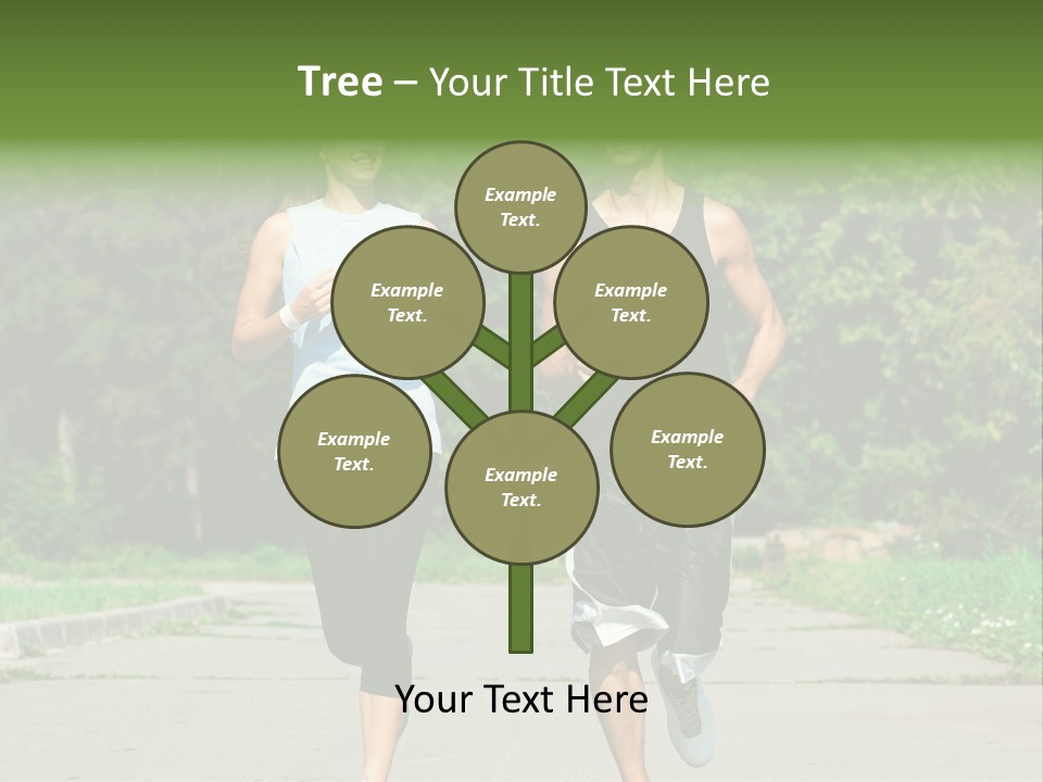 Foot One Runner PowerPoint Template