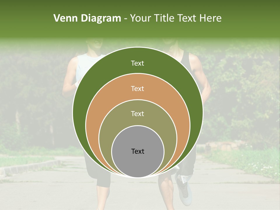 Foot One Runner PowerPoint Template