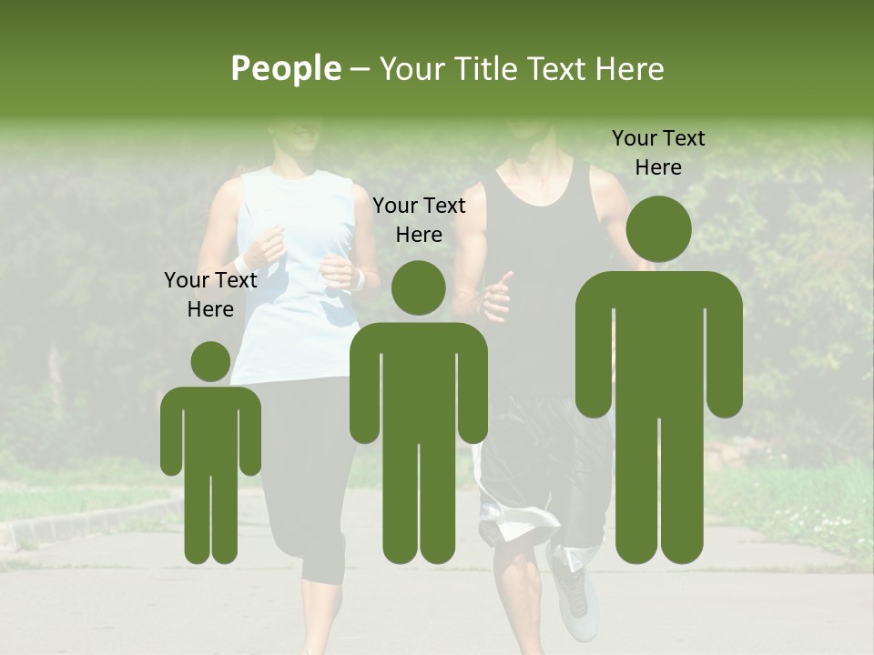 Foot One Runner PowerPoint Template