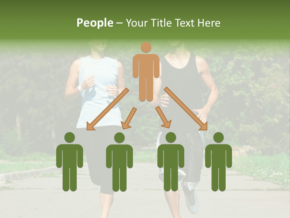 Foot One Runner PowerPoint Template