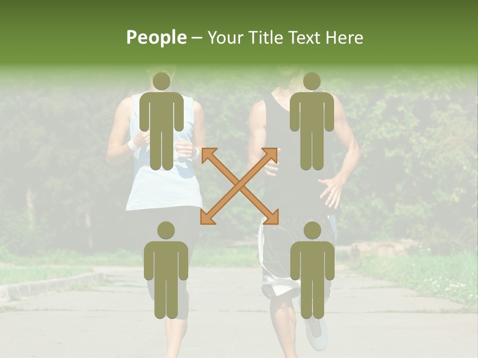 Foot One Runner PowerPoint Template