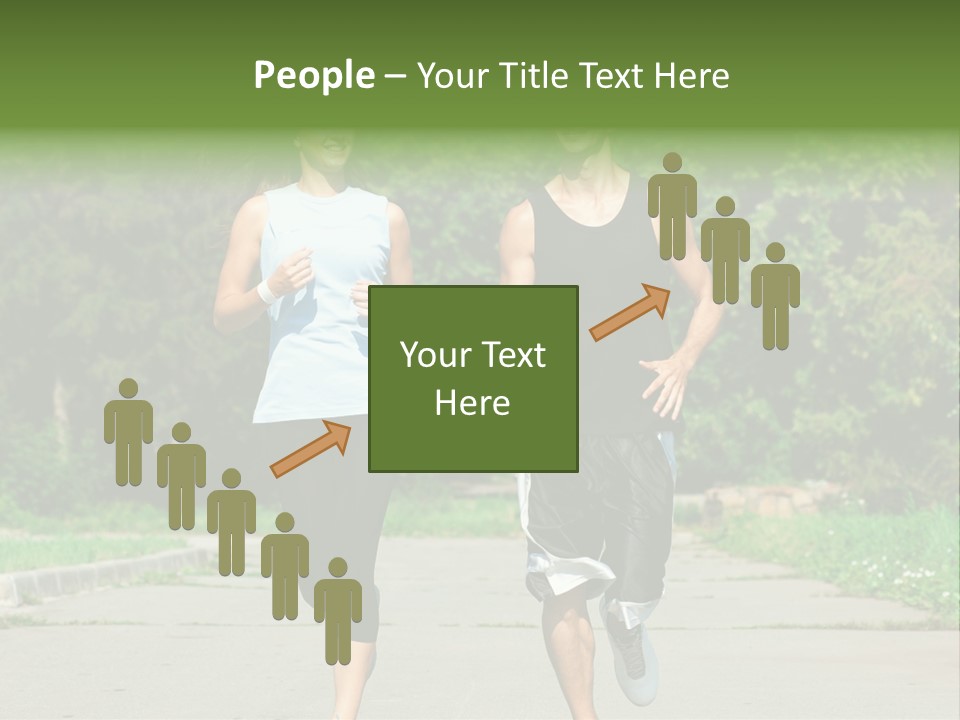 Foot One Runner PowerPoint Template