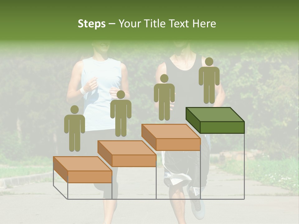 Foot One Runner PowerPoint Template