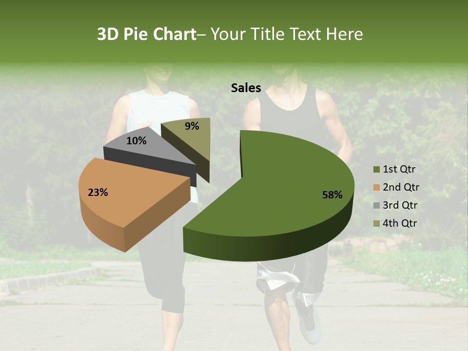 Foot One Runner PowerPoint Template