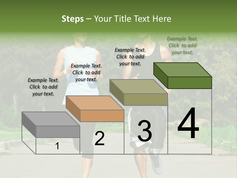 Foot One Runner PowerPoint Template
