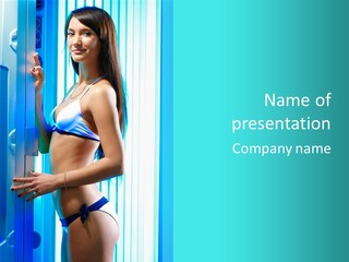 Bikini Bronze Equipment PowerPoint Template