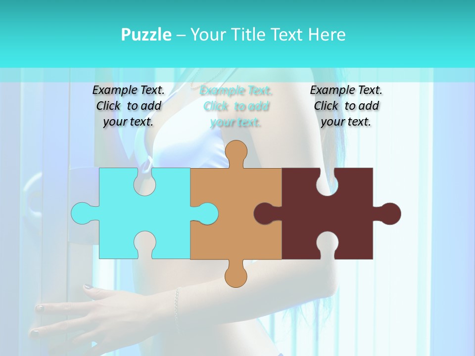 Bikini Bronze Equipment PowerPoint Template