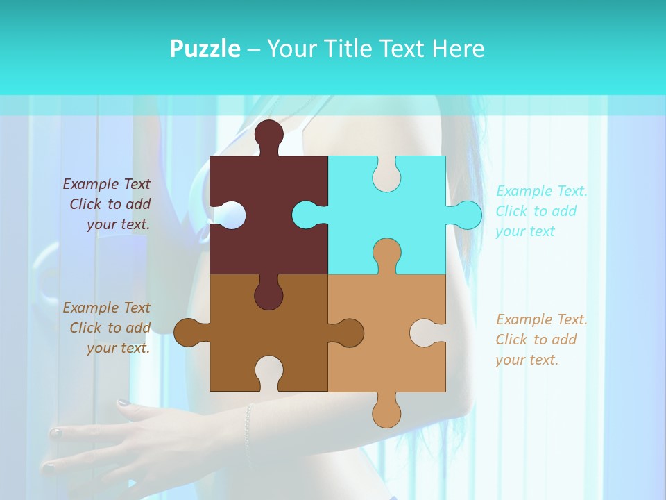 Bikini Bronze Equipment PowerPoint Template