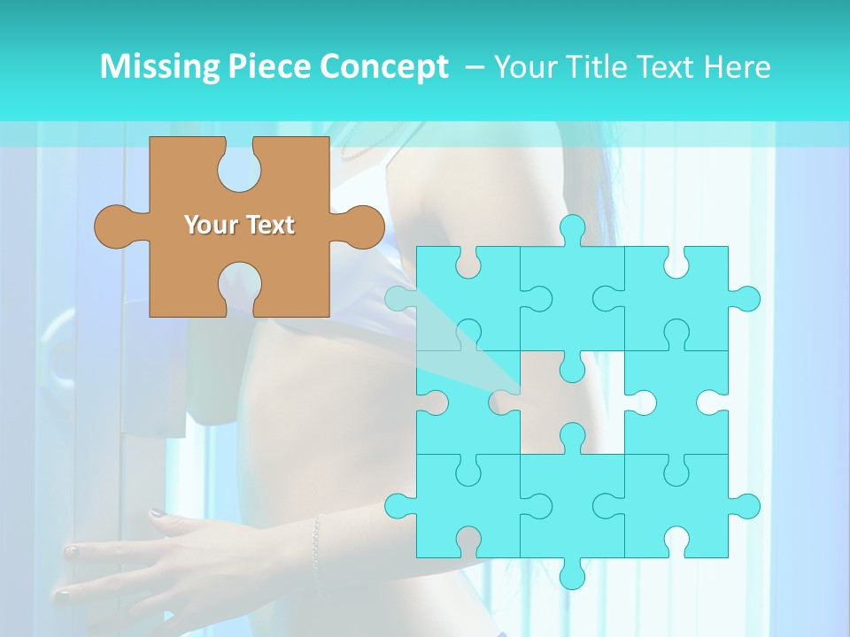 Bikini Bronze Equipment PowerPoint Template