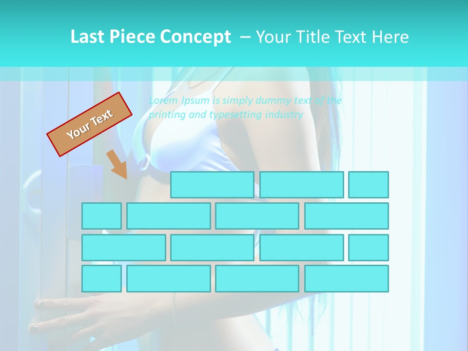 Bikini Bronze Equipment PowerPoint Template