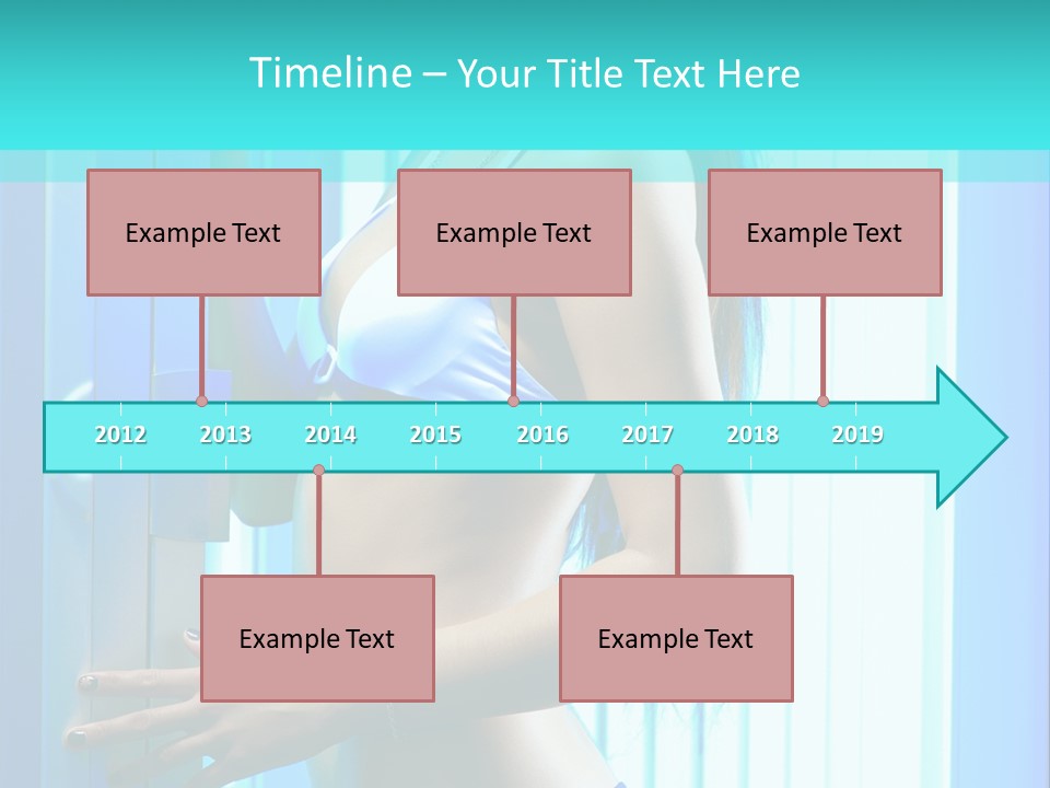 Bikini Bronze Equipment PowerPoint Template