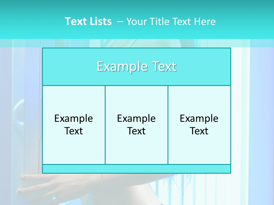 Bikini Bronze Equipment PowerPoint Template