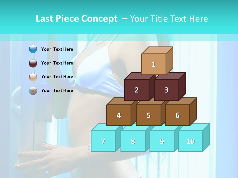 Bikini Bronze Equipment PowerPoint Template