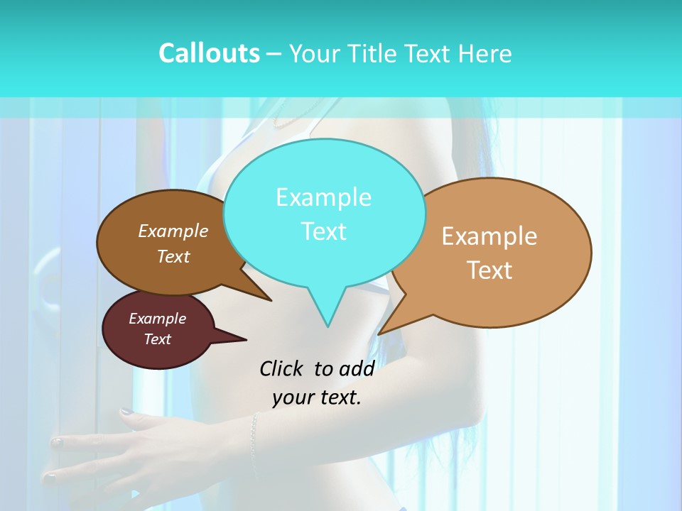 Bikini Bronze Equipment PowerPoint Template