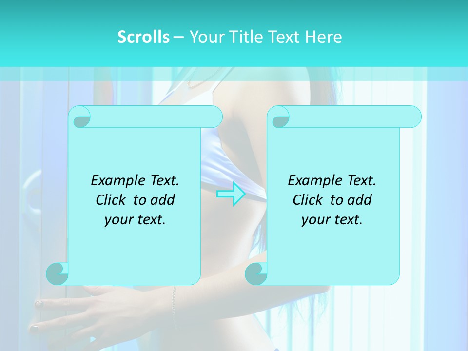 Bikini Bronze Equipment PowerPoint Template