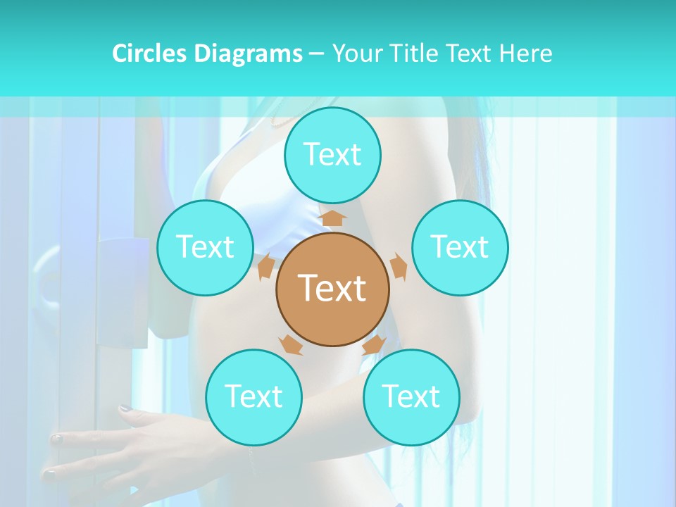 Bikini Bronze Equipment PowerPoint Template