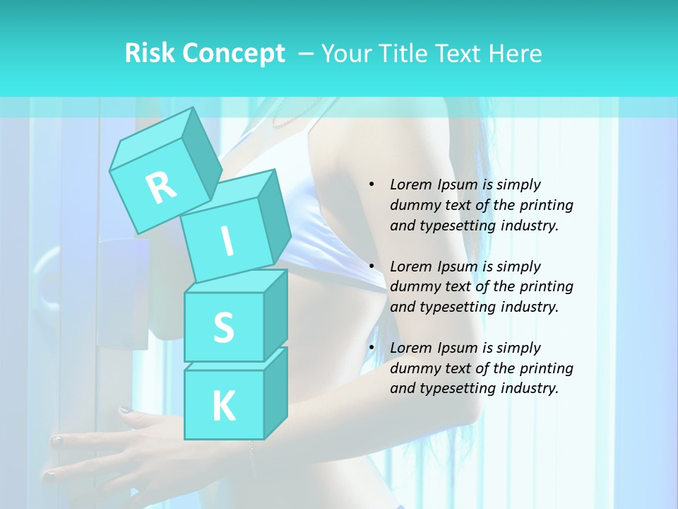 Bikini Bronze Equipment PowerPoint Template