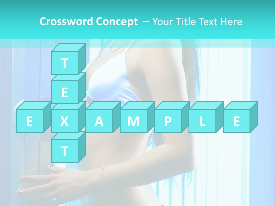 Bikini Bronze Equipment PowerPoint Template