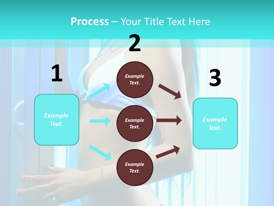Bikini Bronze Equipment PowerPoint Template